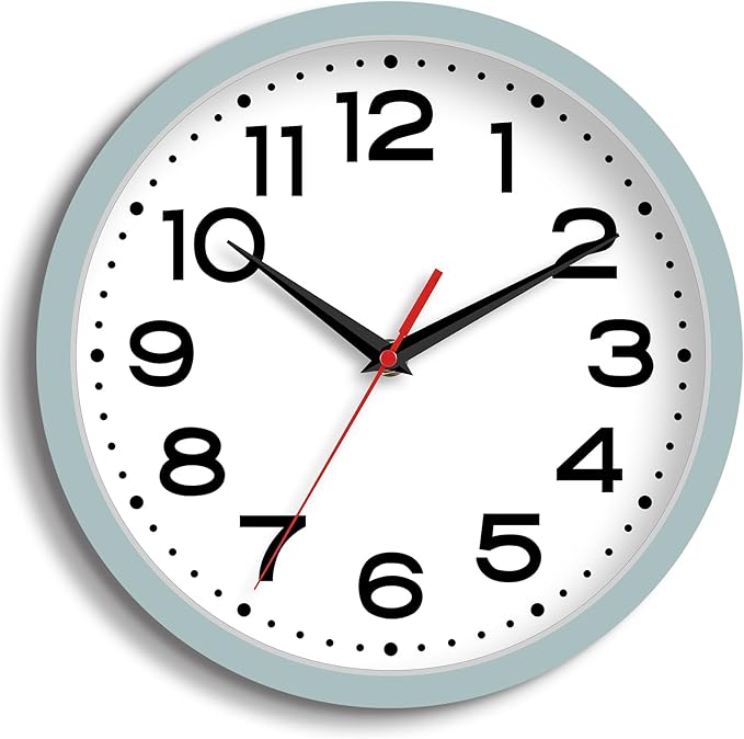 Roymnie Wall Clock Silent Non-Ticking Modern Clock Battery Operated 12 Inch by Unknown