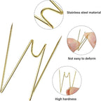 Geyoga Fabric Panel Wall Wire Hooks Cubicle Hooks - Image 3