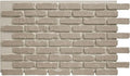 EverStone Aged Brick Faux Brick Panel, 46 7/8"W x 27"H x 1 1/4"D, Antique Pearl by EkenaMillwork