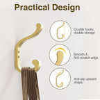 bussdis Large Wall Hooks for Hanging Coats: Heavy Duty Wall-Mount Hanger - Image 5