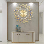26.4 Inch Gold Large Wall Clock - Image 4