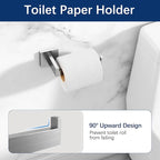 Brushed Nickel Towel Rack for Bathroom Wall Mounted, Bathroom Accessory Set - Image 9