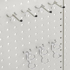 Amazon Basics Rectangular Metal Pegboard Wall Organizer, Tool Storage - Image 3