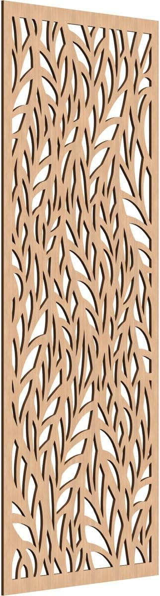 25 3/8"W x 64 3/8"H x 1/4"T Ortonville Decorative Fretwork Wood Wall Panels by EkenaMillwork