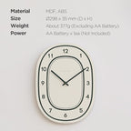 mooas Forest Flatwood Wall Clock - Image 8