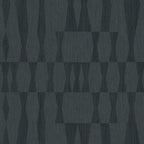 Tempaper Textured Blue Faux Grasscloth Geo Removable Peel and Stick Wallpaper by TempaperCo