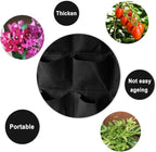 WFIST Vertical Hanging Planter Bag, Breathable Felt Wall Garden Planter - Image 4