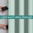 Yakamok 100% Blackout Lined Panels, Thermal Insulated Blackout Curtains - Image 3