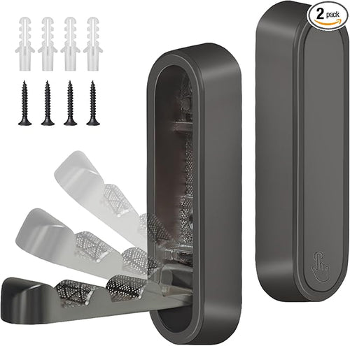 2PCS Foldable Wall Hooks, Heavy Duty Zinc Alloy Folding Wall Hooks, Folding by Unknown
