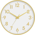 Mosewa Wall Clock 12 Inch, Battery Operated Silent Non-Ticking Modern Analog by MOSEWAWALLCLOCK