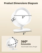 LED Wall Mounted Lights, Rechargeable Wall Sconces Lamp, 3 Color Temps & Remote - Image 8