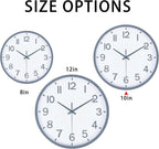 Wall Clocks Battery Operated 10 inch Modern Wall Clock, Silent Non Ticking Wall - Image 5