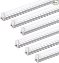 Barrina 6 Pack LED T5 Integrated Single Fixture 1FT, Linkable Under Cabinet by Barrina