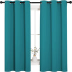 NICETOWN Room Darkening Curtains 63 inch Length 2 Panels, Thermal Insulated - Image 2