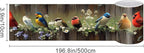 IVN Wallpaper Border Peel and Stick Wall Bird Decorative Wall Trim Self - Image 3