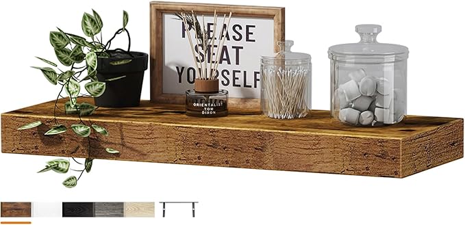 QEEIG Floating Shelf for Wall Bathroom Shelves Bedroom Kitchen Living Room - Image 9