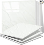 Vieshful 20pcs Peel and Stick Backsplash Tile，12"x12" Self Adhesive Marble Tile by Vieshful