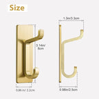 Self Adhesive Wall Hooks for Hanging: Extra Strong 13 LB, Hook for Coat - Image 3