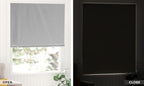 LazBlinds 100% Blackout Roller Shades, No Tools No Drill Cordless Blinds - Image 6