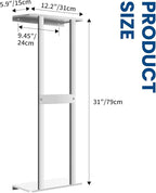 Bathroom Towel Storage Rack, Wall Mounted Bathroom Towel Rack, 30 inch Heavy - Image 3