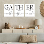 GUBIYU Gather Signs for Home Decor, Wall Art for Dining Room and Kitchen - Image 5