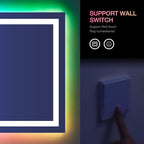 LOAAO 55”X36“ RGB LED Bathroom Mirror - Image 6