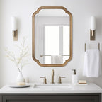WallBeyond 20" x 30" Rounded Corner Arch Wall Mirror by WallBeyond