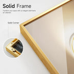 Framed Modern Luxury Large Gold Wall Art - Image 5