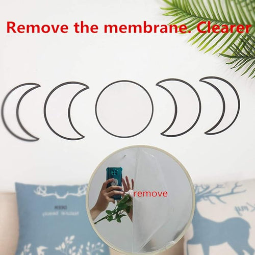 5 Pieces Scandinavian Natural Decor Acrylic Wall Decorative Interior Design - Image 2