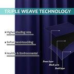 NICETOWN Blackout Wide Sliding Door Curtains - Image 3