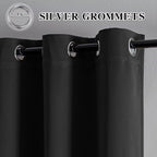 IGEMAEVE Blackout Sliding Door Curtains 84 Inch Length, Extra Wide Room Divider - Image 2