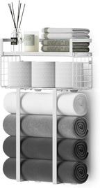Towel Racks for Bathroom, Bathroom Shelf Over Toilet, Floating Shelves by XstydesDreamworks