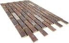 EverStone Aged Brick Faux Brick Panel, 46 7/8"W x 27"H x 1 1/4"D, Smokey Rose - Image 6