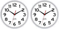 HIPPIH Wall Clock 2 Pack, 10 Inch Modern Wall Clocks Battery Operated, Non by HIPPIH