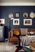 Safiyya 393"x17.7" Dark Blue Peel and Stick Wallpaper Contact Paper Solid Color - Image 5