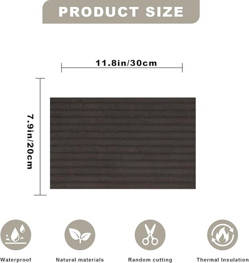 3D Wall Panels - 1PCS 7.9"x11.8" Faux Stone Wall Covering - MCM Modified Clay - Image 2