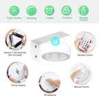 2Pcs Picture Lights for Wall, 13 Color RGB Magnetic Led Art Display Light for - Image 3