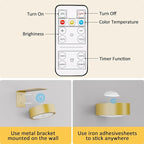 3 Pack Picture Lights for Wall, Rechargeable Battery Operated wall lights - Image 3