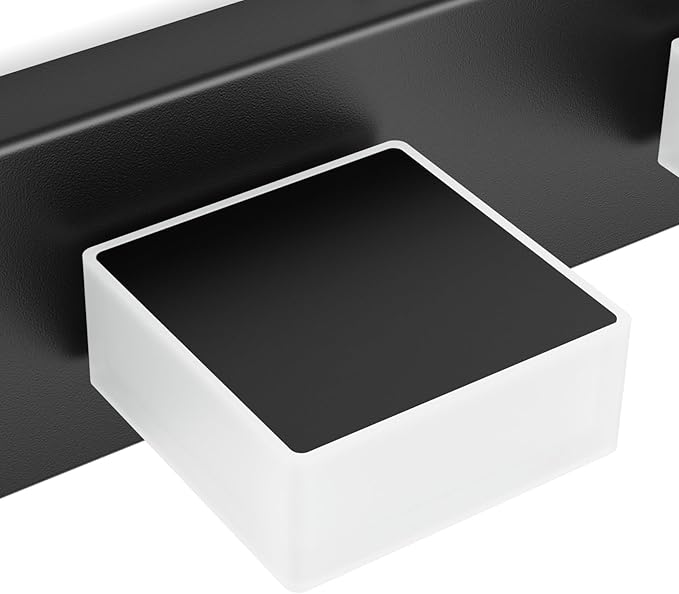 Ralbay Black Bathroom Vanity Lights 48inch Metal Acrylic LED Modern Bathroom - Image 8