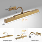 Picture Light Battery Rechargeable, 3 Color Modes and Dimmable Classic Art - Image 6