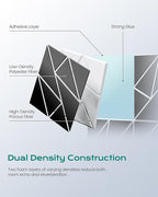 18-Pack Felt Acoustic Panels, Peel & Stick Sound Proof Foam Panels - Image 3