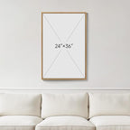Framed Neutral Abstract Wall Art, Large Modern Canvas Prints Paintings Artwork - Image 3