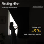 Portable Light Blocking Curtains Self-Stick Design, Removable Adhesive Window - Image 3