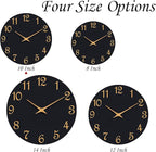 Roymnie Wall Clock, 10 Inch Modern Wall Clocks Battery Operated, Silent Non - Image 5