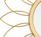3 Pack Metal Mirrors for Wall Sunburst Wall Mirrors Home Décor Decorative - Image 2