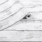 Arthome 17 x 393 inches White Gray, Peel and Stick Wallpaper, Wood Contact Paper by ArthomeWALLDECOR