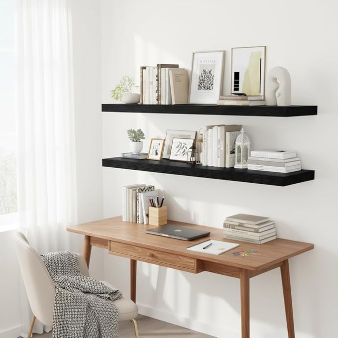 Vivelove 2 inch Thick Floating Shelves - Image 8