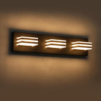 Black Vanity Lights for Bathroom Light Fixtures Adjust 3 Colors Modern Bath - Image 7