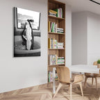 Trendy Black and White Posters Funny Woman Drinking Wine in Bathtub Wall Art - Image 5