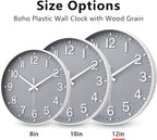 HZDHCLH Wall Clocks Battery Operated, Wall Clock Gray, 12 inch Wall Clock - Image 5